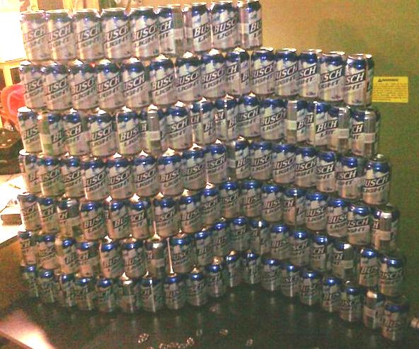 Beeramid at Midnight. Notice the wave to the wall. Truly a Marvel of Engineering. 